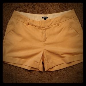Tailored peach shorts size 32